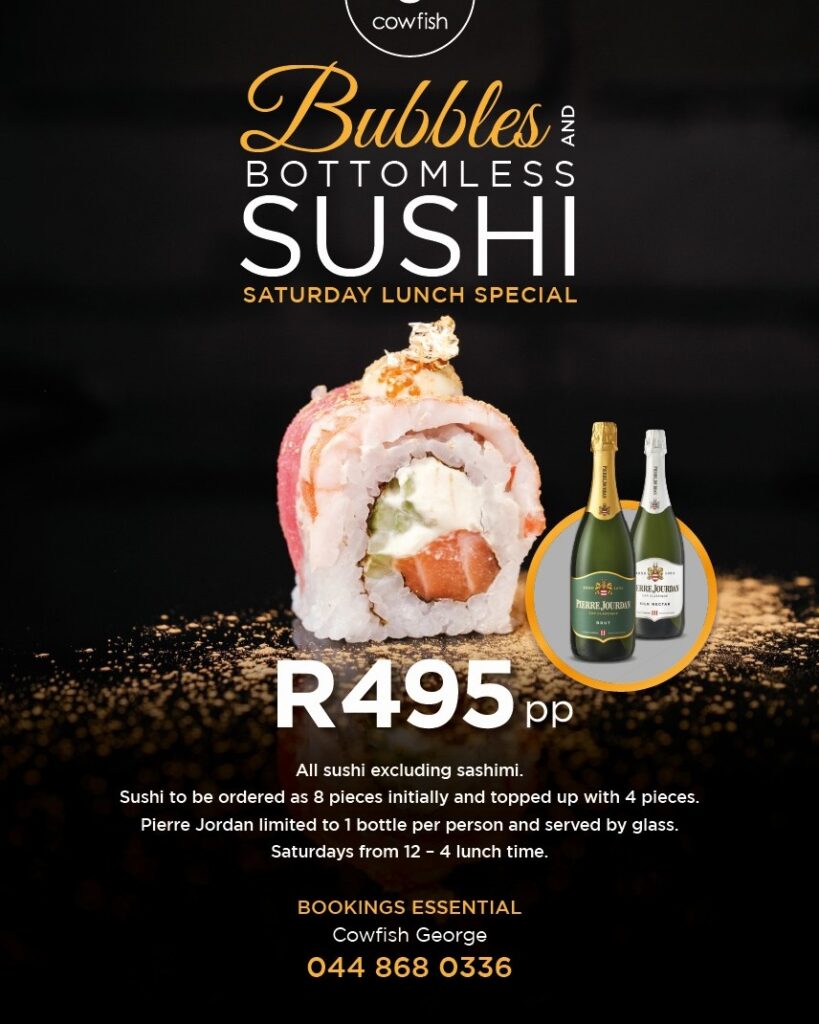 bubbles and sushi