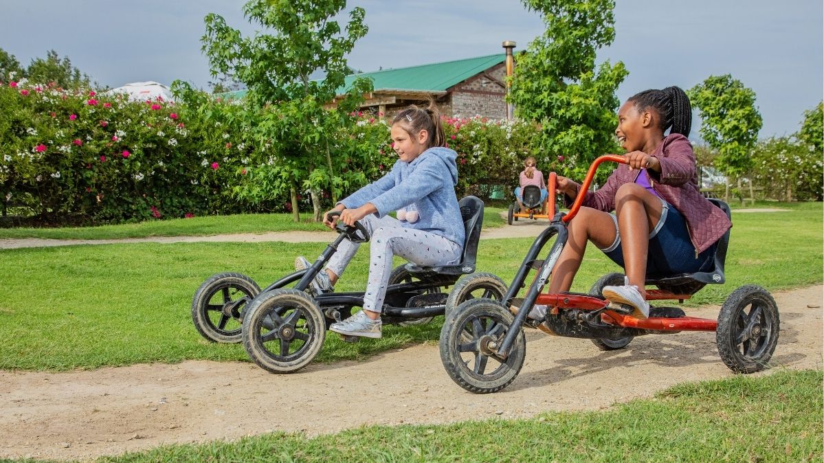 Go carts at Redberry Farm, George, South Africa